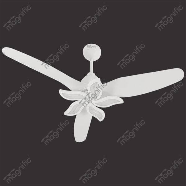 Aster White Magnific Kid'S Room Designer Ceiling Fans - Front View