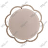 Freesia Sand Gold Magnific Contemporary Designer Ceiling Fans - Top View