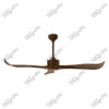 Infinity Dark Wood Magnific Contemporary Designer Ceiling Fans - Side View