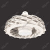 Innovation White Magnific Contemporary Designer Ceiling Fans - Front View