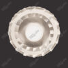 Innovation White Magnific Contemporary Designer Ceiling Fans - Top View