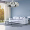 Innovation White Magnific Contemporary Designer Ceiling Fans