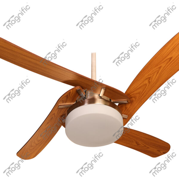 Luxair Satin Finish Magnific Designer Wooden Fans - Enlarged View