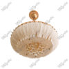 Merc French Gold Magnific Crystal Ceiling Fans - Enlarged View