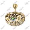 Monalisa Antique Brass Magnific Retractactable Blades Designer Ceiling Fans - Enlarged View