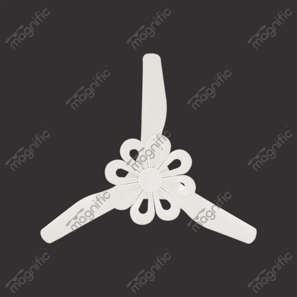 Orchid White Matte White Magnific Kid'S Room Designer Ceiling Fans - Top View