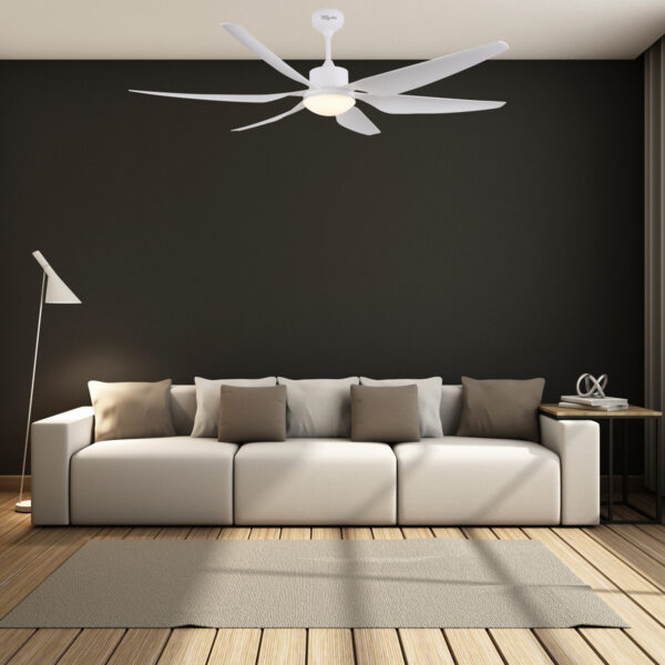 Radar Matte White Magnific Contemporary Designer Ceiling Fans