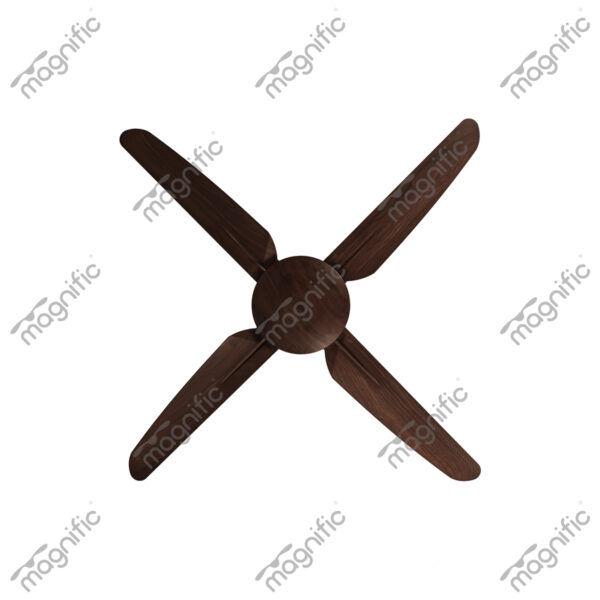Raffle Wooden Magnific Contemporary Designer Ceiling Fans - Top View