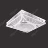 Rebel Plus White Magnific Designer Grid Ceiling Fans - Front View
