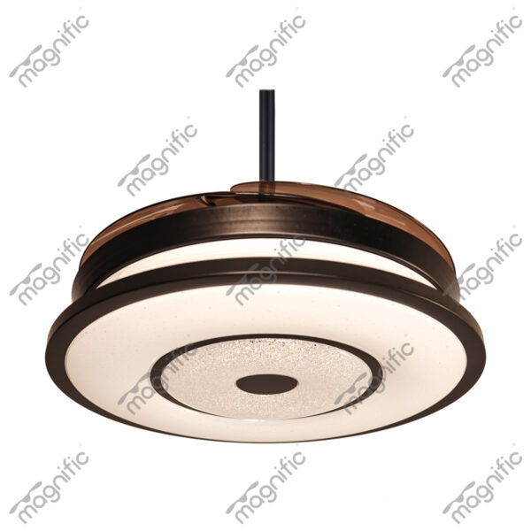 Sparkle Dark Brown Magnific Contemporary Designer Ceiling Fans - Enlarged View