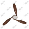 Twister Plus Wooden Finish Magnific Contemporary Designer Ceiling Fans - Top View