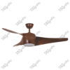 Twister Plus Wooden Finish Magnific Contemporary Designer Ceiling Fans - Side View