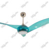 Windmill Transperant Blue Magnific Contemporary Designer Ceiling Fans - Enlarged View