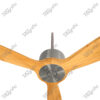 Woody Light Pine Wood Magnific Designer Wooden Fans - Enlarged View
