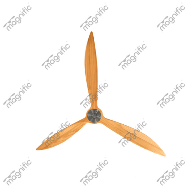 Woody Light Pine Wood Magnific Designer Wooden Fans - Top View