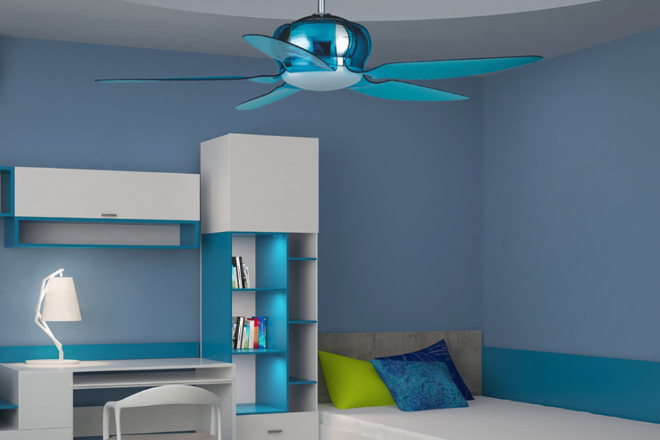 Iris Blue | Kid's Room Designer Ceiling Fans | Magnific Designer fan |