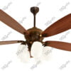 Valenica Dark Cherry Magnific Vintage Classic Antique Ceiling Fans - Enlarged View
