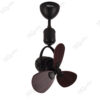 Volly Plus Wooden Special Wooden Magnific Designer Wall Mounted Fans - Side View